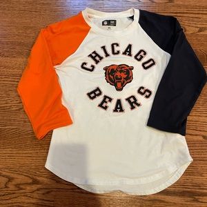 XS Bears quarter length tee from NFL Apparel Shop
